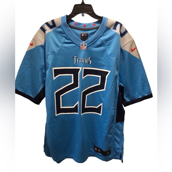 Tennessee Titans NFL Players Jersey Blue On-Field Jersey Derrick Henry #22 XL - Picture 1 of 6